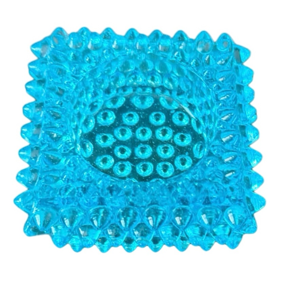 Fenton Blue Glass Hobnail Salt Cellar